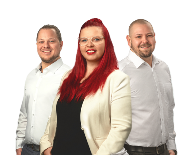 Team Immored-v.l. Ruben Marquard, Nina Reichenbacher und Sven Feuerstein